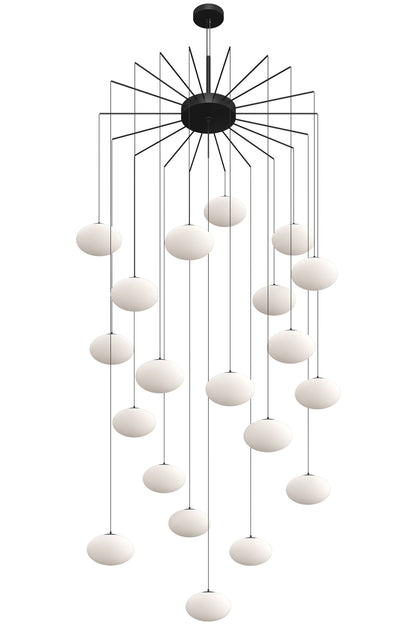 20 light spider chandelier for stairs & living room